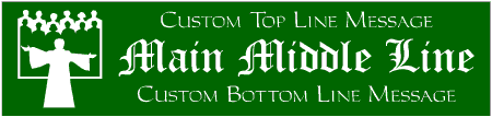 Classic Custom 3-Line Choir Banner