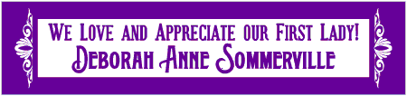 First Lady Appreciation Banner 2