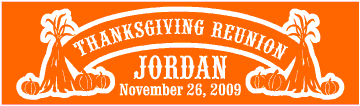 Thanksgiving Reunion Banner with Corn Stalks & Pumpkins