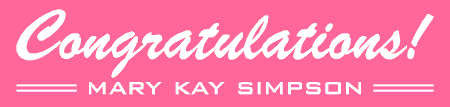 Congratulations Brush Script Banner