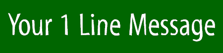1 Line Tilted Fun Style Banner