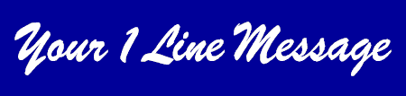 1 Line Brush Script Style Banner