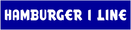 Hamburger 1 Line Custom Text Banner