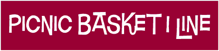 Picnic Basket 1 Line Custom Text Banner