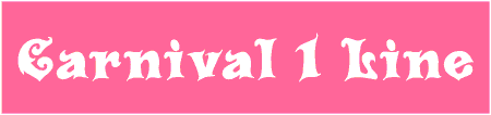 Carnival 1 Line Custom Text Banner