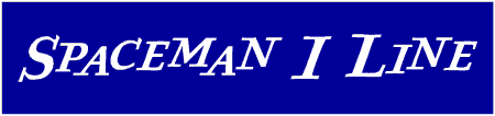 Spaceman 1 Line Custom Text Banner