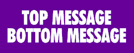 2 Lines Block Style ALL CAPS 3.6 Banner