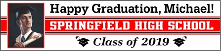 Happy Graduation Photo Banner GRGN102