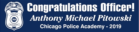 Police Academy Graduation Banner