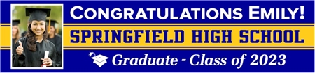 High School Graduation Photo Banner GRHS102