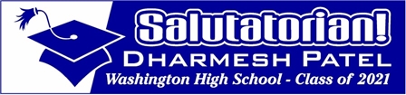 High School Graduate Salutatorian Banner