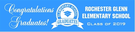 Elementary School Graduation Banner from School 1