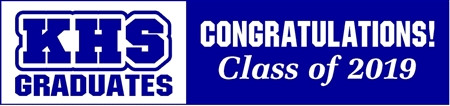 School Acronym  2- Tone Congratulations Banner