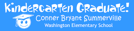 Kindergarten Graduation Banner