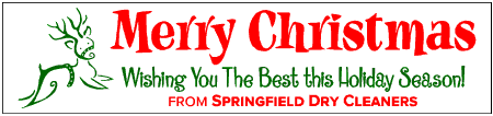 Playful Merry Christmas Banner with Reindeer
