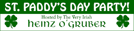 St. Paddy's Party Banner