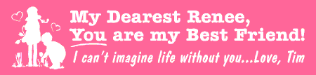 Valentine Best Friend Banner
