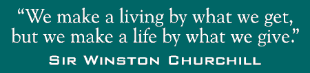 Inspirational Quote Make A Life Banner