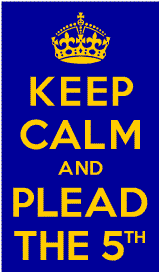 Keep Calm and Plead The 5th 2.4 Vertical Banner