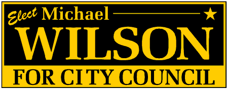 Serif Style City Council Political Campaign Banner