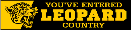 School Mascot Leopard Country Banner