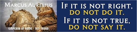 Illustrated Marcus Aurelius Quote Banner