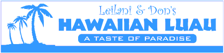 Hawaiian Luau Banner