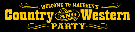 Country Western Party Banner