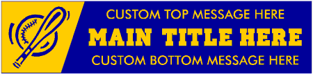 Baseball Custom 7 Banner