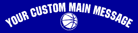 Basketball Custom Arc Banner