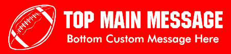 Football Custom 1 Banner