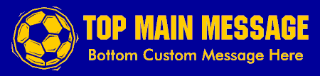 Soccer Custom 1 Banner