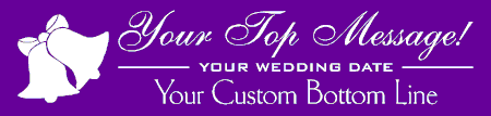 Wedding Bells Banner Custom 3