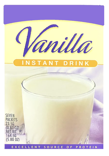 Vanilla Instant Boxed Drink