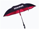 Black/Red ShedRain UnbelievaBrella Reverse Umbrella - 48" Arc