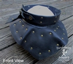 Metal and Leather Gorget