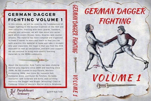 German Dagger Fighting, Vol 1,  DVD