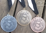 Talhoffer Tournament Medals Set - 1 Gold, 1 Silver, 1 Bronze *