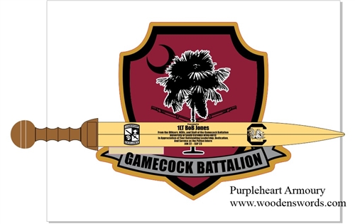 South Carolina Gamecock Plaque        *