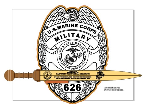 USMC Military Police Badge