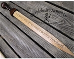 Wooden Engraved Rudis Sword