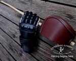 Singlestick - Oval Hickory with Leather Baskethilt