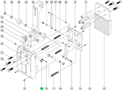 M8 x 40 Counter Sink Screw ALG-020