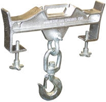 Double Fork 4000Lbs. Capacity Hoisting Hook Attachment