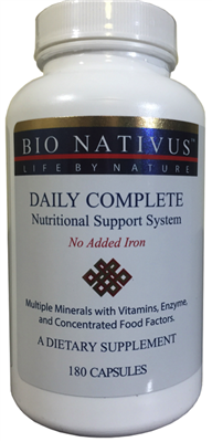 Daily Complete Vitamin & Mineral (Iron Free)