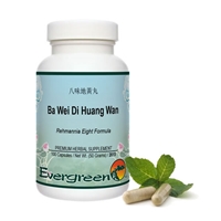 Ba Wei Di Huang Wan (Gui Fu Di Huang Wan, Fu Gui Di Huang Wan) - Capsules (100 count)