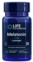 Melatonin (3 mg, 60 vegetarian lozenges)