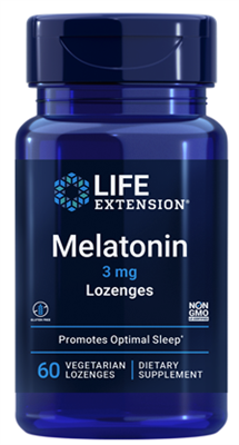 Melatonin (3 mg, 60 vegetarian lozenges)