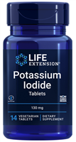 Potassium Iodide Tablets (130 mg, 14 vegetarian tablets)
