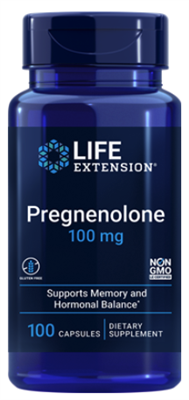 Pregnenolone (100 mg, 100 capsules)